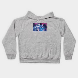 Lilac Waves Kids Hoodie